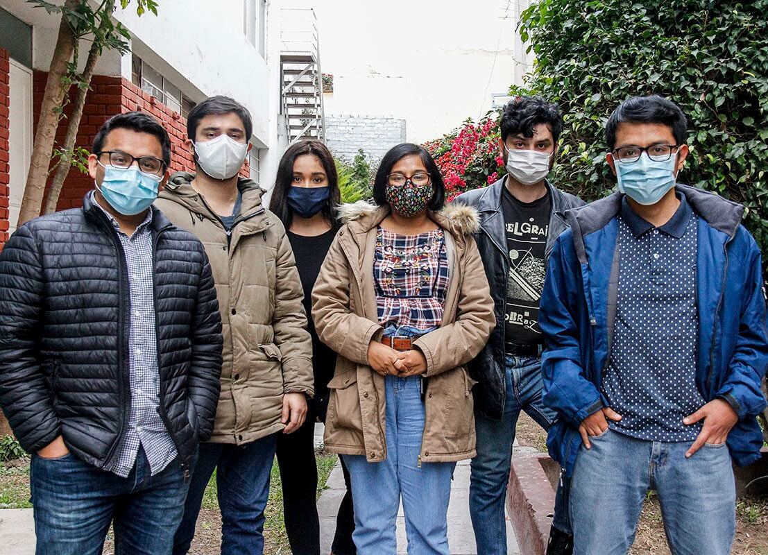 El equipo de El Foco, medio peruano que funciona como asociación civil. 